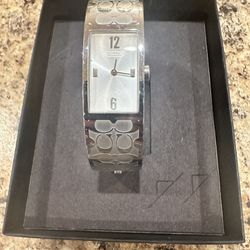 Coach Stainless Steel Bangle Watch 