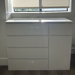 White dresser