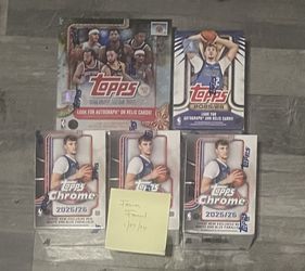 Sealed Wax Lot Topps Chrome Absolute Prizm Mosaic 