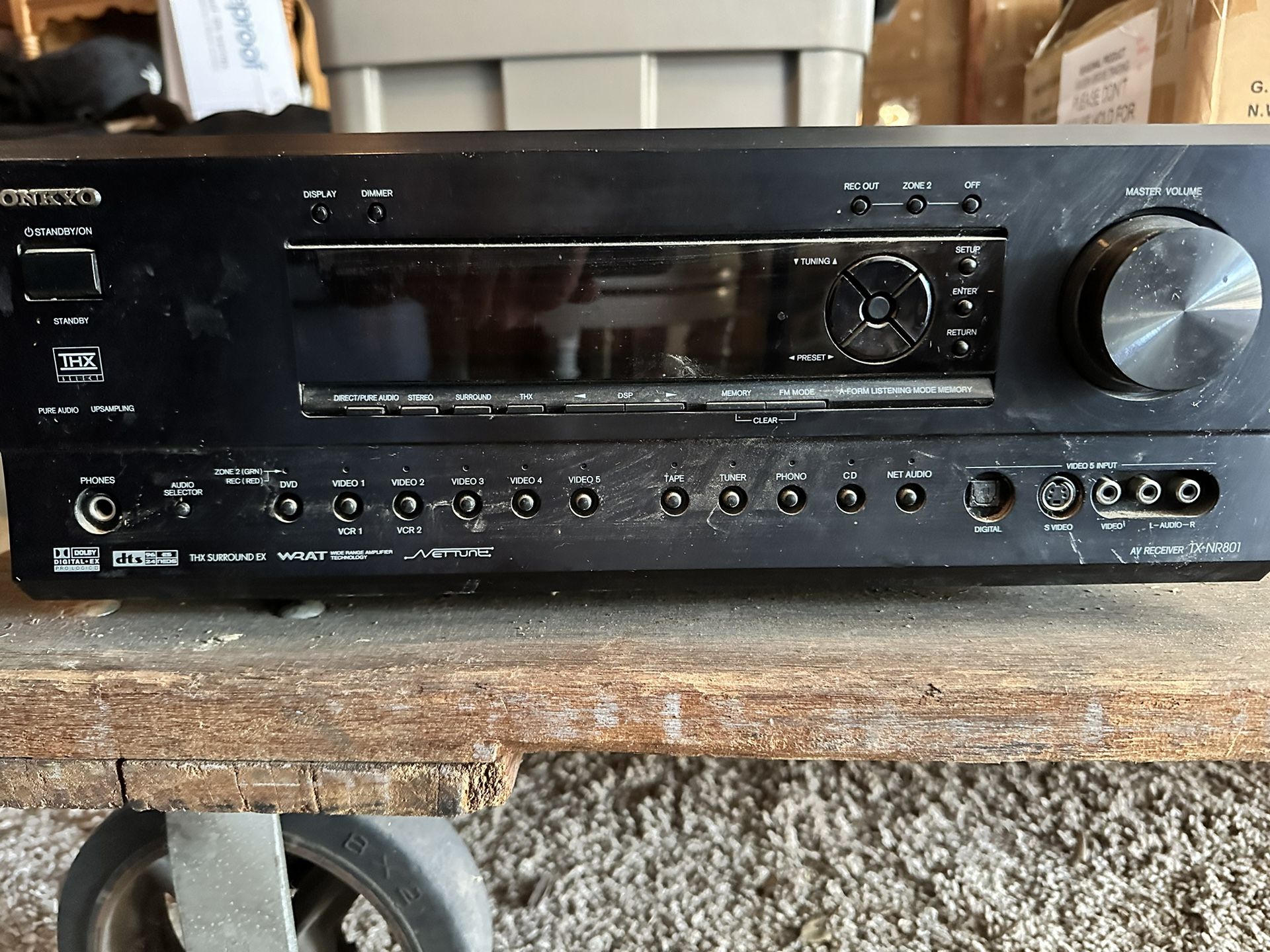 Onkyo TX-NR801 Stereo A/V RECEIVER 