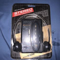 Vintage portable cassette player sealed