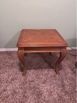 Solid Wood End Table