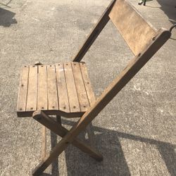 Antique Folding Chair   