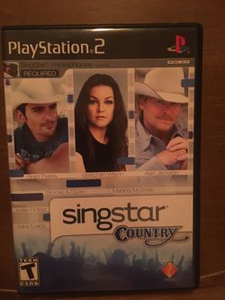 Sony ps2 sing star country