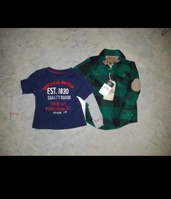 Lot of Boy's Woolrich Shirts size 2T.