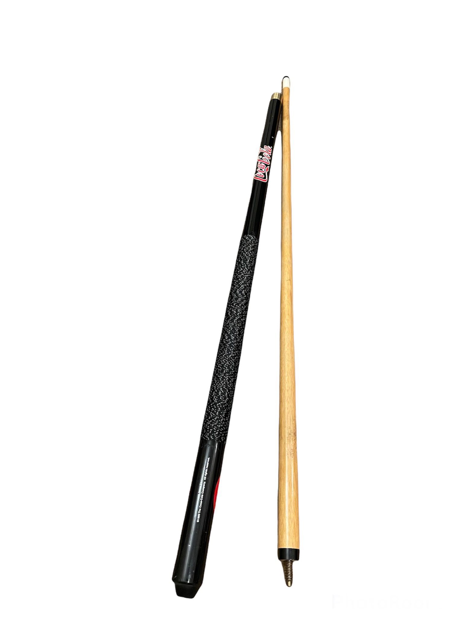 VINTAGE 1999 COCA-COLA 2 PIECE POOL CUE STICK