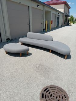 Kardiel kidney bean sofa new arrivals