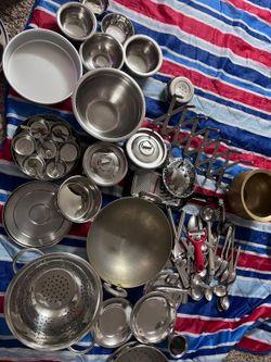 Kitchen steel items new