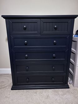 Navy Blue Dresser - Purchased At Costco - Nice Quality