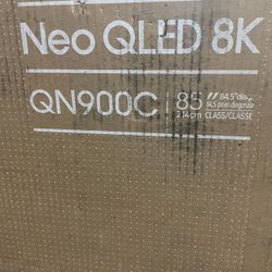 SAMSUNG 85-Inch Class Neo QLED 8K QN900C Series Mini LED Quantum HDR Smart TV with Infinity Screen, Dolby Atmos, Object Tracking Sound Pro, Alexa Buil