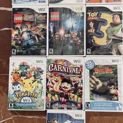 WII Video games $125.00 CASH, FOR ALL. NOT SOLD SEPARATELY. 
