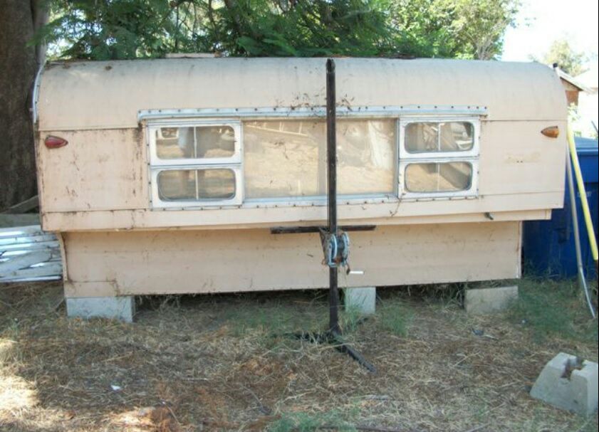 1960's Alaskan slider Camper shell for Pick-Up Truck MADE IN USA Fun Project