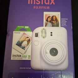 Instax12 Camera Purple With Film 