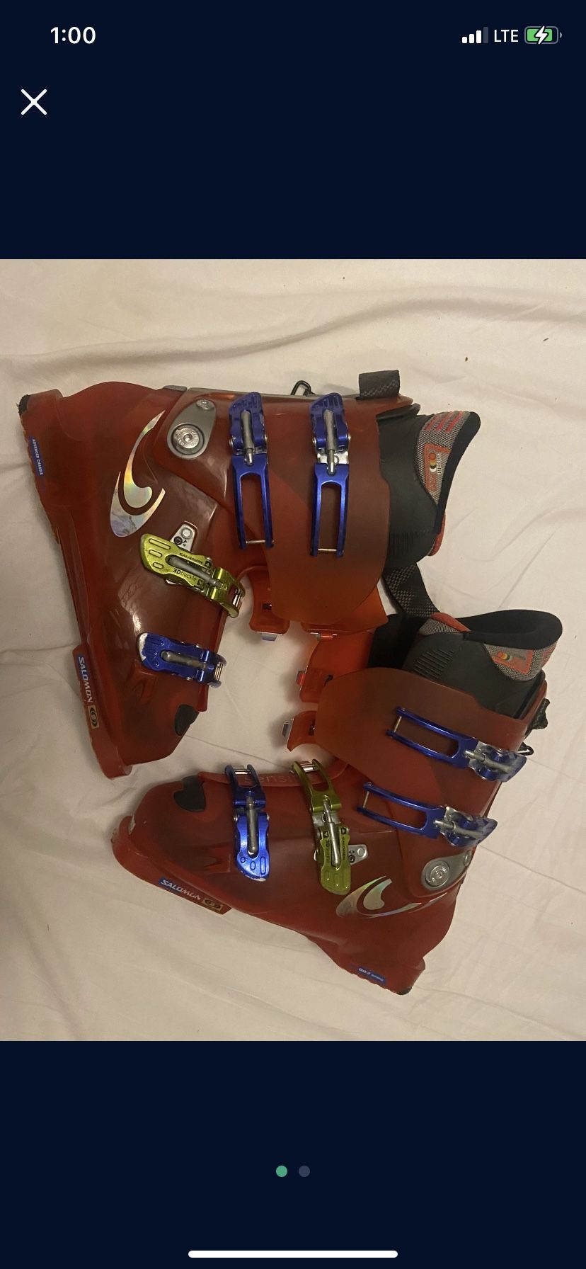 Men’s Salomon Ski Boots 28.5
