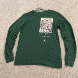 Nike Air Jordan Shirt Dri-Fit Noble Green Men's Sz S-M