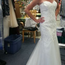 Wedding Dress A-line Size 3/4 NEW