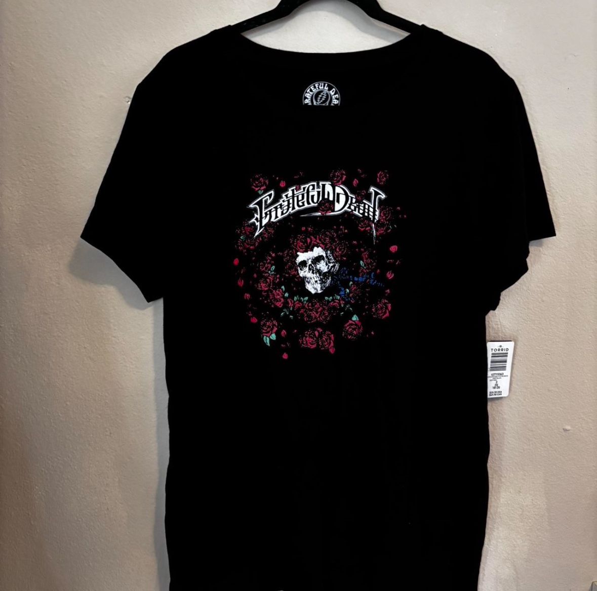 Women 2XL Grateful Dead black band T-shirt