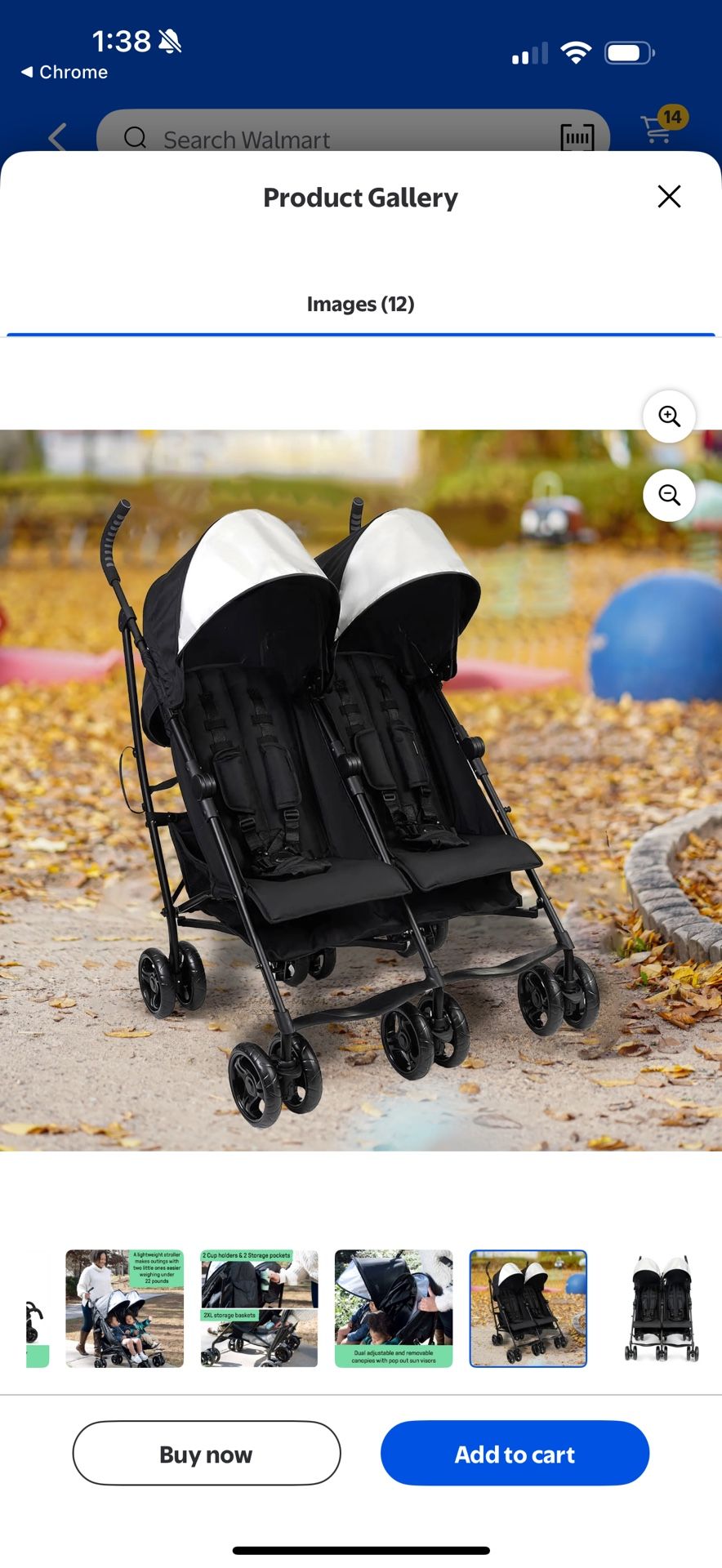 3D Summer Lite double Convenience Stroller