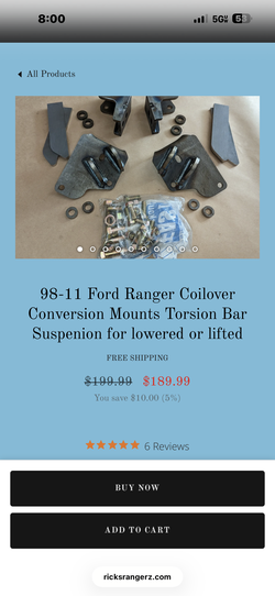 Ford ranger parts