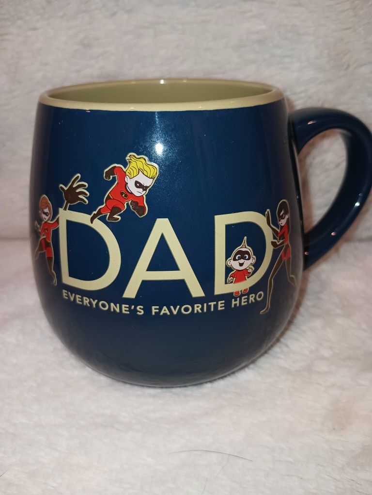 PIXAR Disney DAD 'Everyone's Favorite Hero' Mug The Incredibles Father's Day