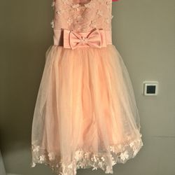 Pink flower toddler dress
