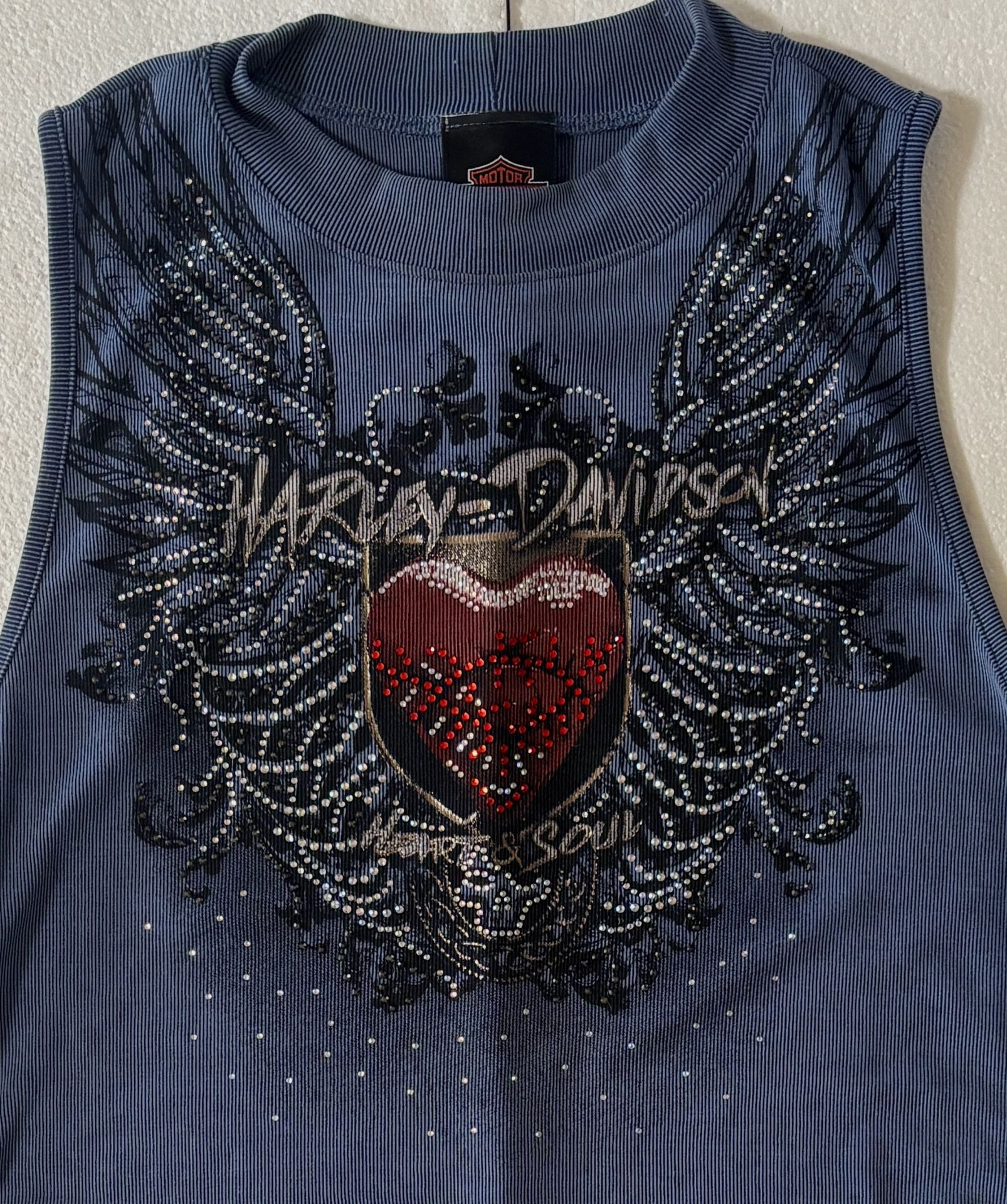 Harley-Davidson Women’s Sleeveless Top W/ Sequins Size Large