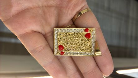 14 k Dije de carta