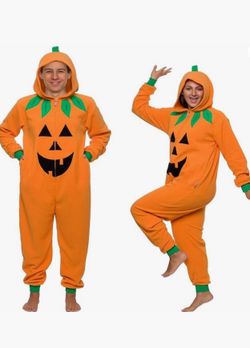 Jack O Lantern Costume One Piece Adult Man Or Women 