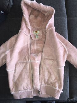 Girls Suede Jacket Size Small