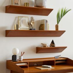 West Elm Floating Wedge Shelf (2)