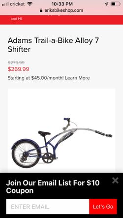 2 used trailer bikes