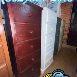 New Tall Cherry Six Drawer Cajonera Dresser Pinewood 