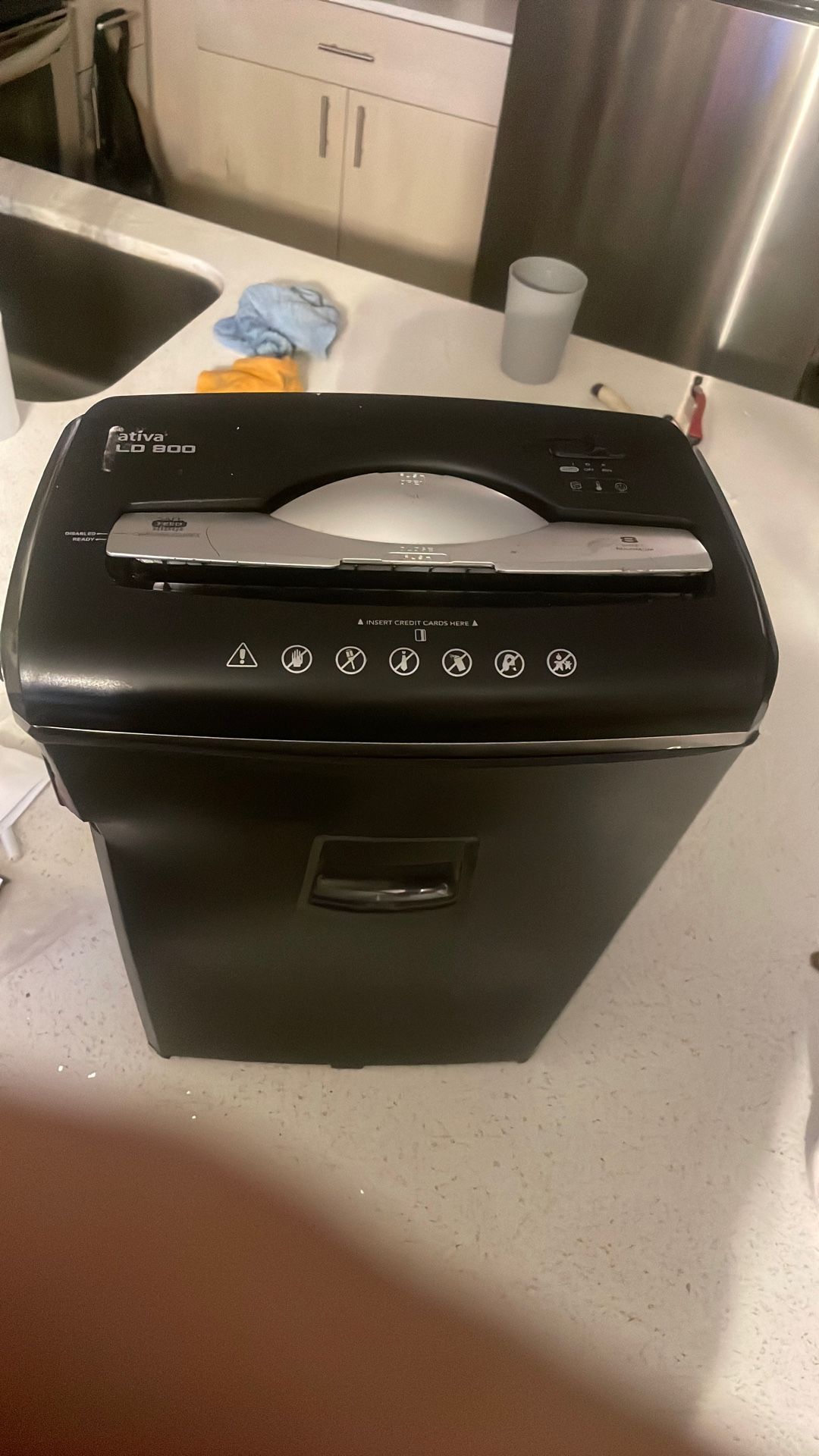 Paper Shredder  Like New
