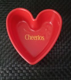 Cheerios Heart Shaped Cereal Bowls