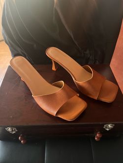 Brown heels