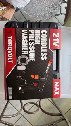 TORQVOLT CORDLESS HIGH PRESSURE WASHER