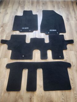 Black carpet floor mats Infiniti QX60 2013-2020