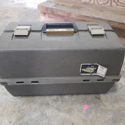Huge Vintage Tackle Box + Supplies - Adventurer Brand, Model #1986