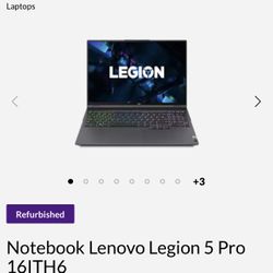 Lenovo Legion 5 Pro Used For About 8 Months Works Perfectly