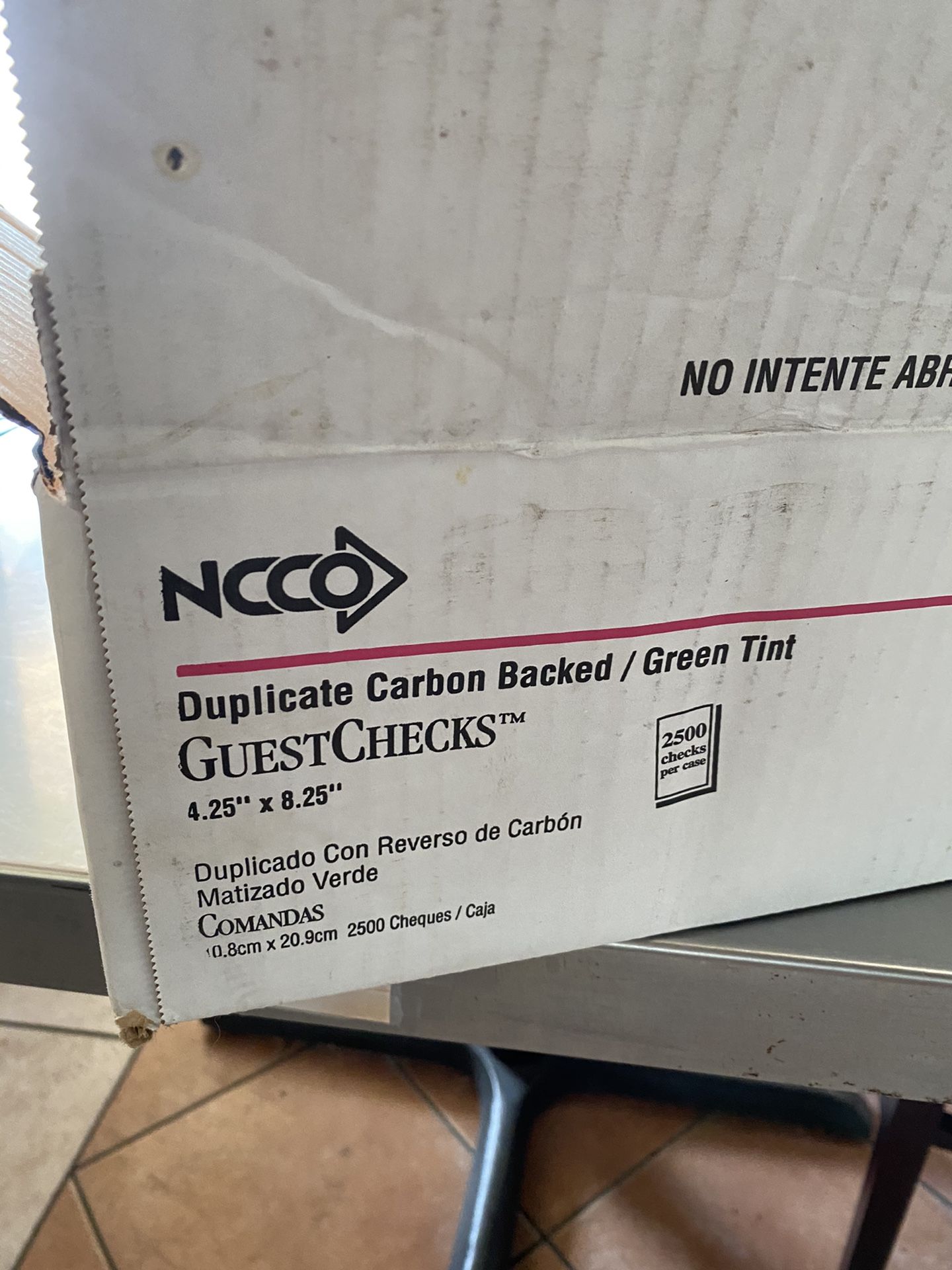 Guest Check