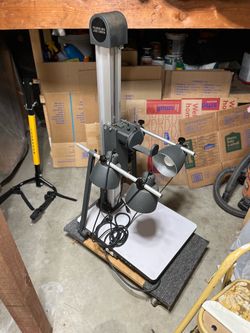 Photocopy stand designed for Polaroid MP4 land camera