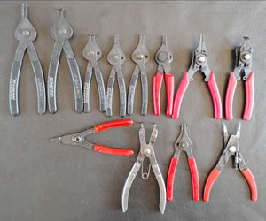 Snap Ringer Plier Lot