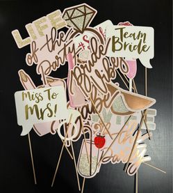 Bachelorette party photo props