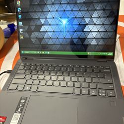 TOUCH SCREEN  LENOVO GAMING   Laptop with AMD Ryzen 7 5700U Processor and Radeon Graphics is a powerful and sleek gaming machine suitable for high-res