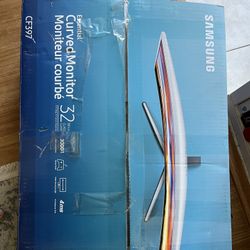 Samsung CF397 32 Inch Curved Monitor, $100 OBO