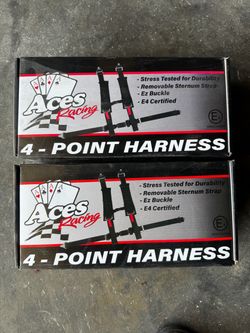 Aces racing 4 point harness