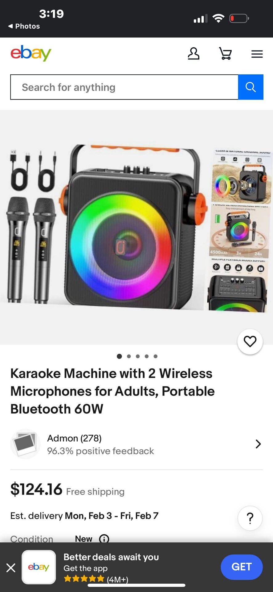 Karaoke Machine With 2 Microphones