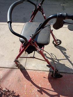 New Medline Steel Foldable Chair/Walker