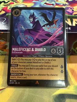 Disney Lorcana card