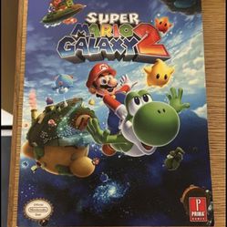 Super Mario Galaxy 2 Premiere Edition Nintendo Prima Official Game Guide BX26